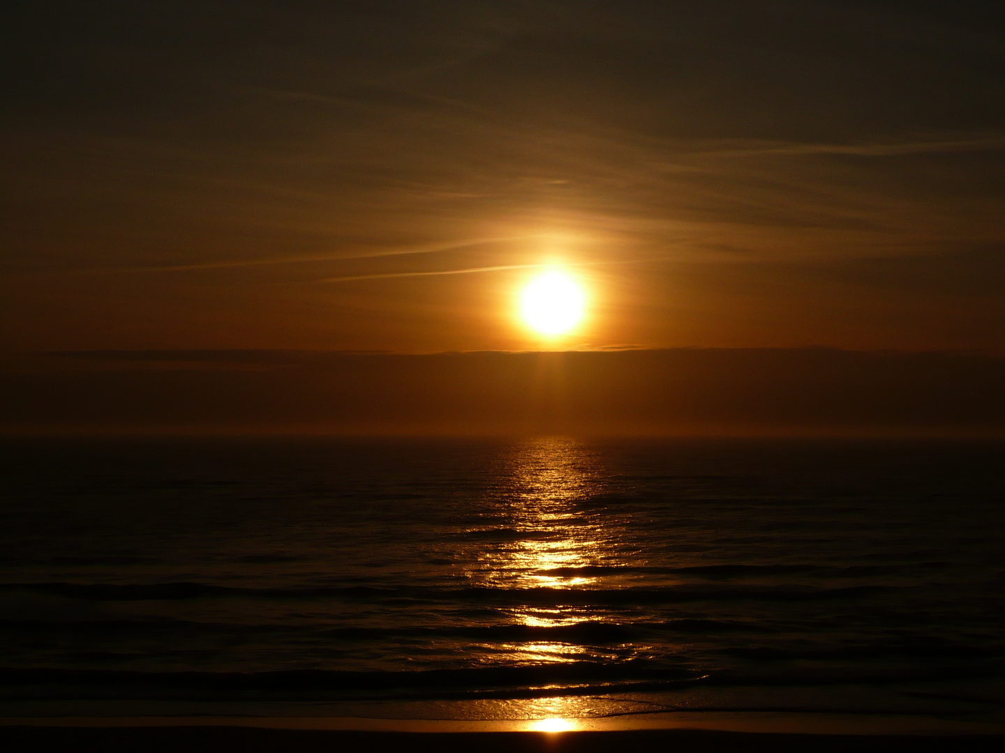 Sonnenuntergang über Meer :)