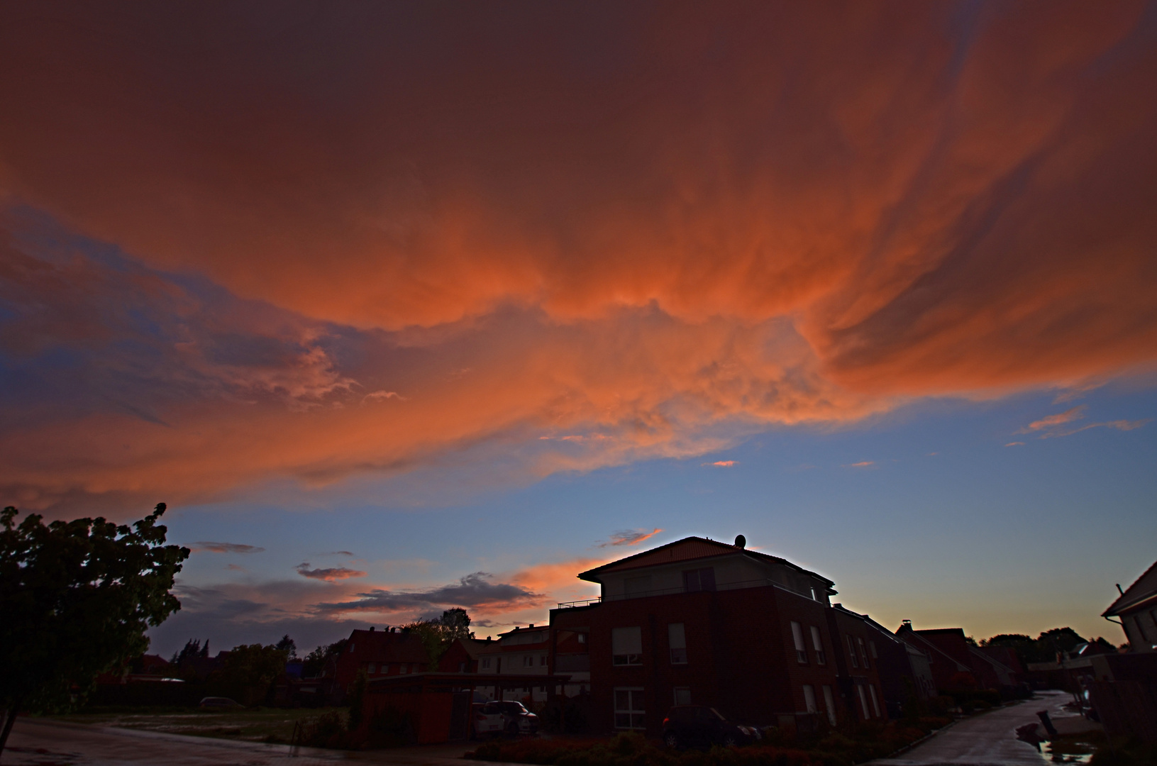 Sonnenuntergang über Meppen