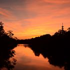 Sonnenuntergang über Meppen