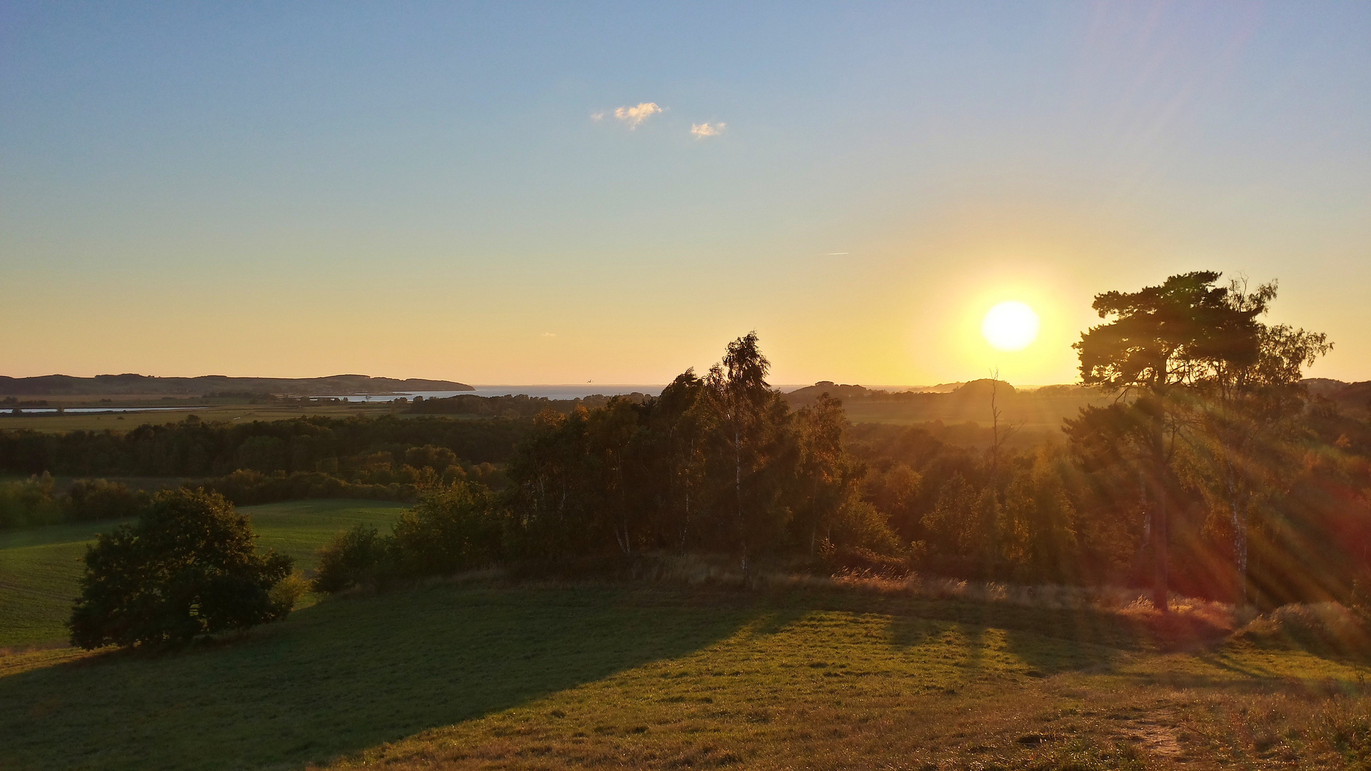 Sonnenuntergang über Mönchgut