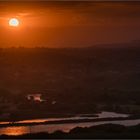Sonnenuntergang über Msimbazi River