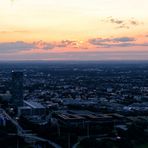 Sonnenuntergang über München