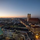 Sonnenuntergang über München