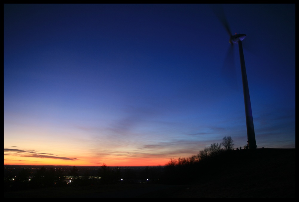 Sonnenuntergang über München