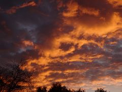 Sonnenuntergang über Münster-Gievenbeck