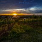 Sonnenuntergang über Nackenheim