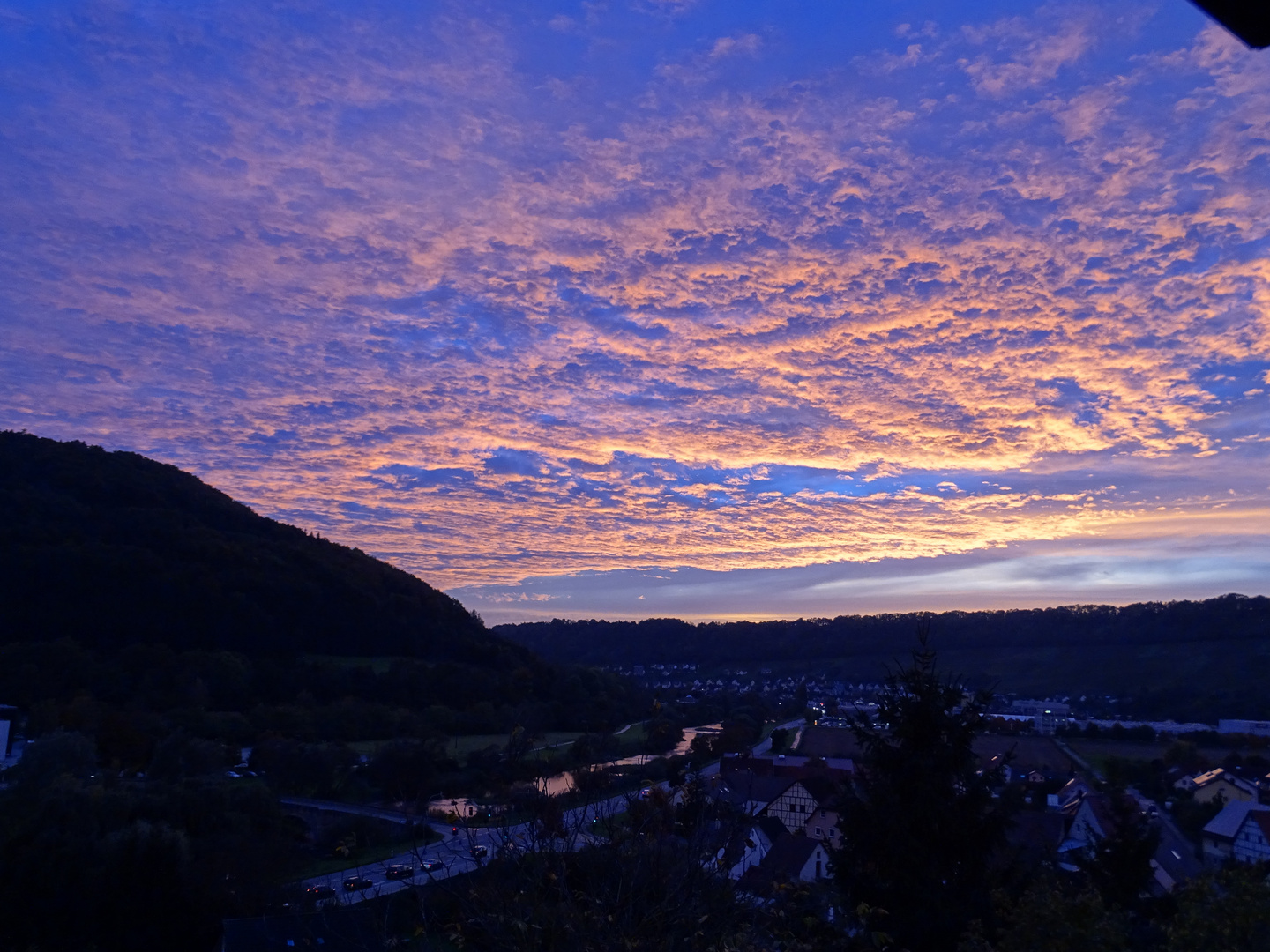 Sonnenuntergang über Niedernhall