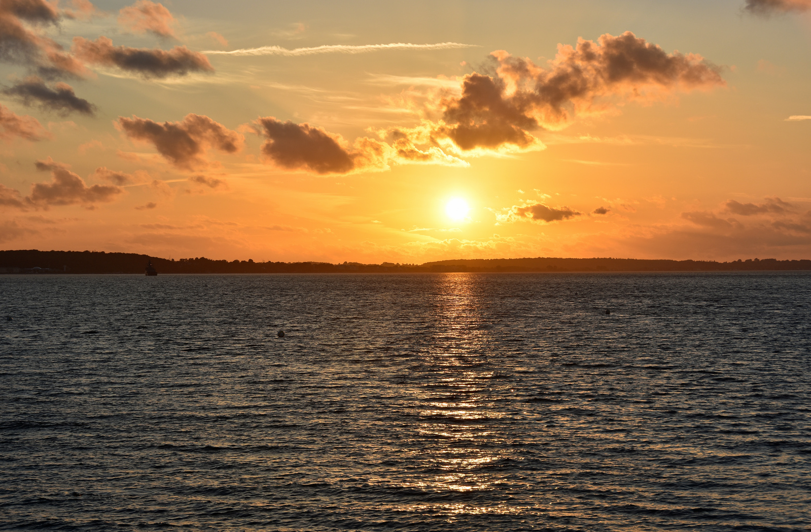 Sonnenuntergang über Niendorf