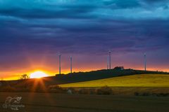 Sonnenuntergang über Nienstedt