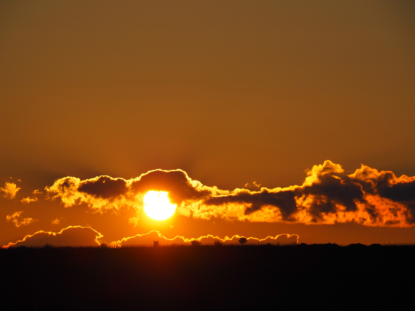 Sonnenuntergang über Nierstein