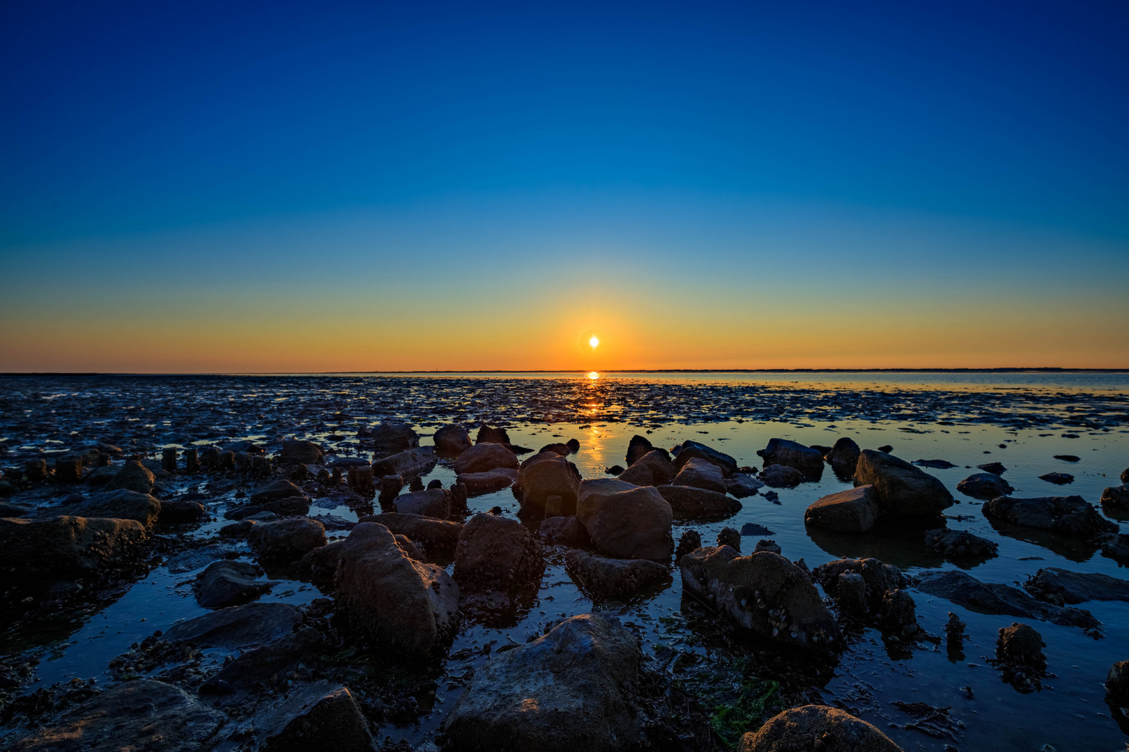 Sonnenuntergang über Norderney 