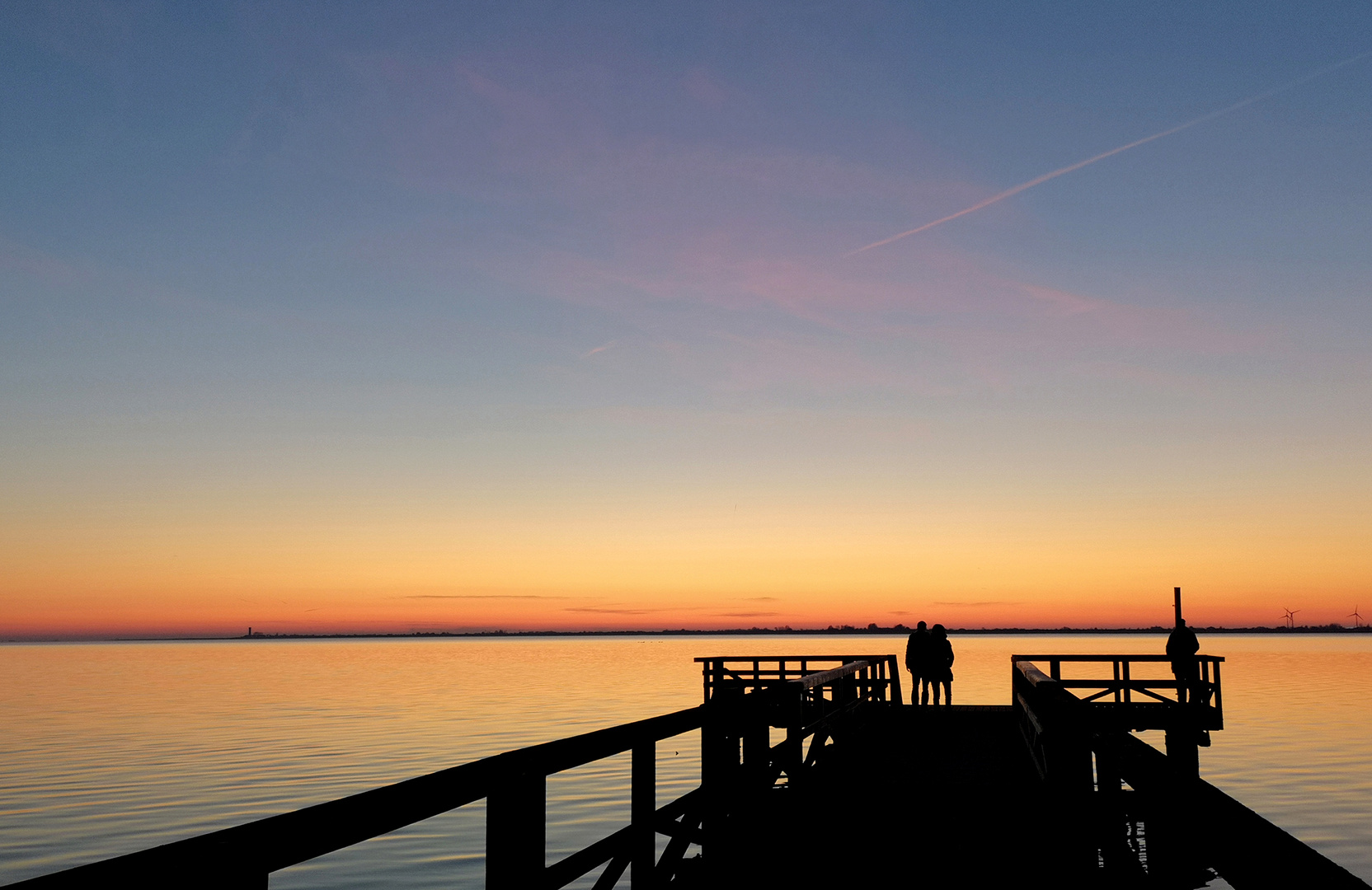 Sonnenuntergang über Nordstrand