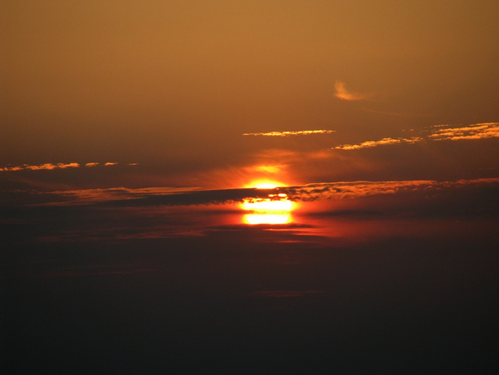 Sonnenuntergang über NRW