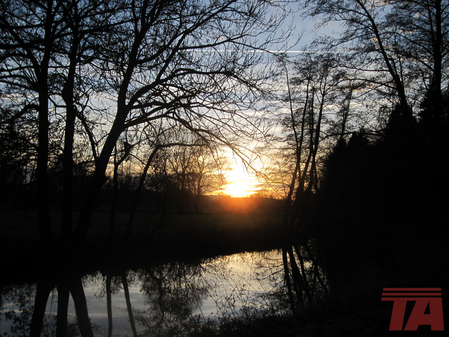 Sonnenuntergang über Oberdorfen