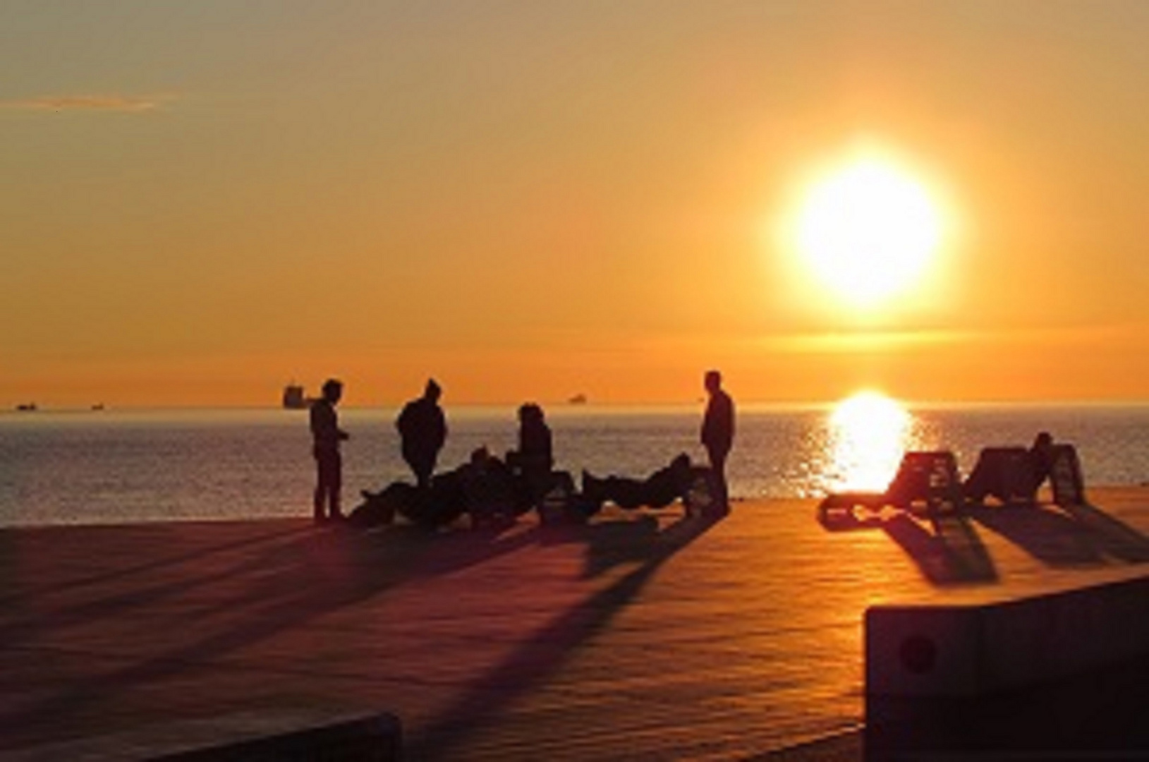 Sonnenuntergang über Öresund