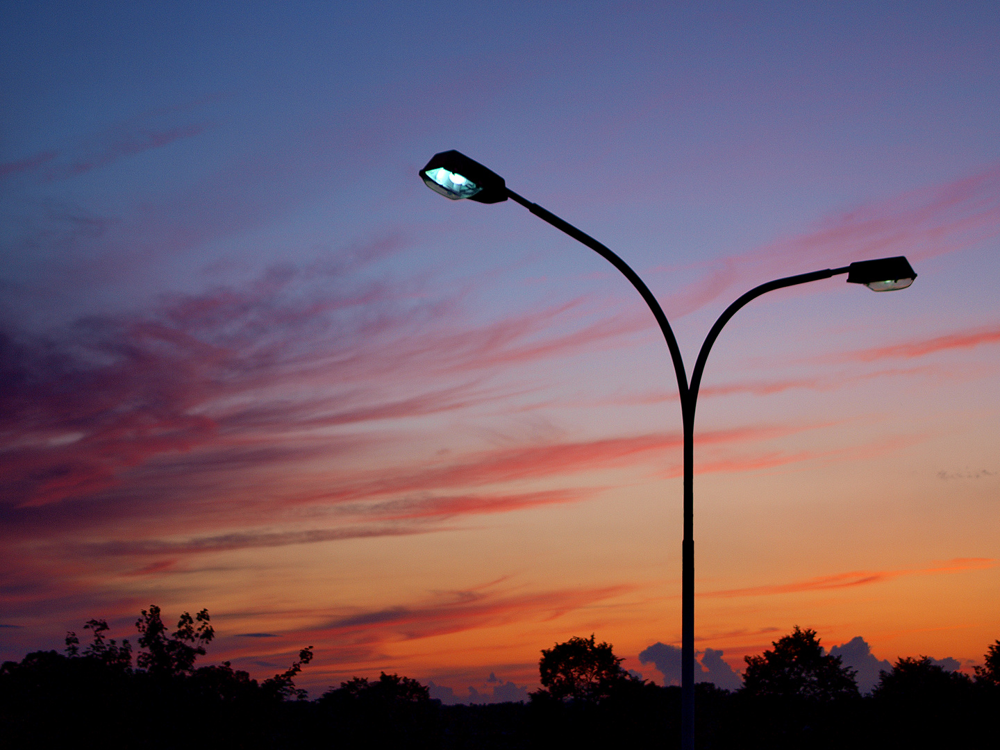 Sonnenuntergang über Oldenburg