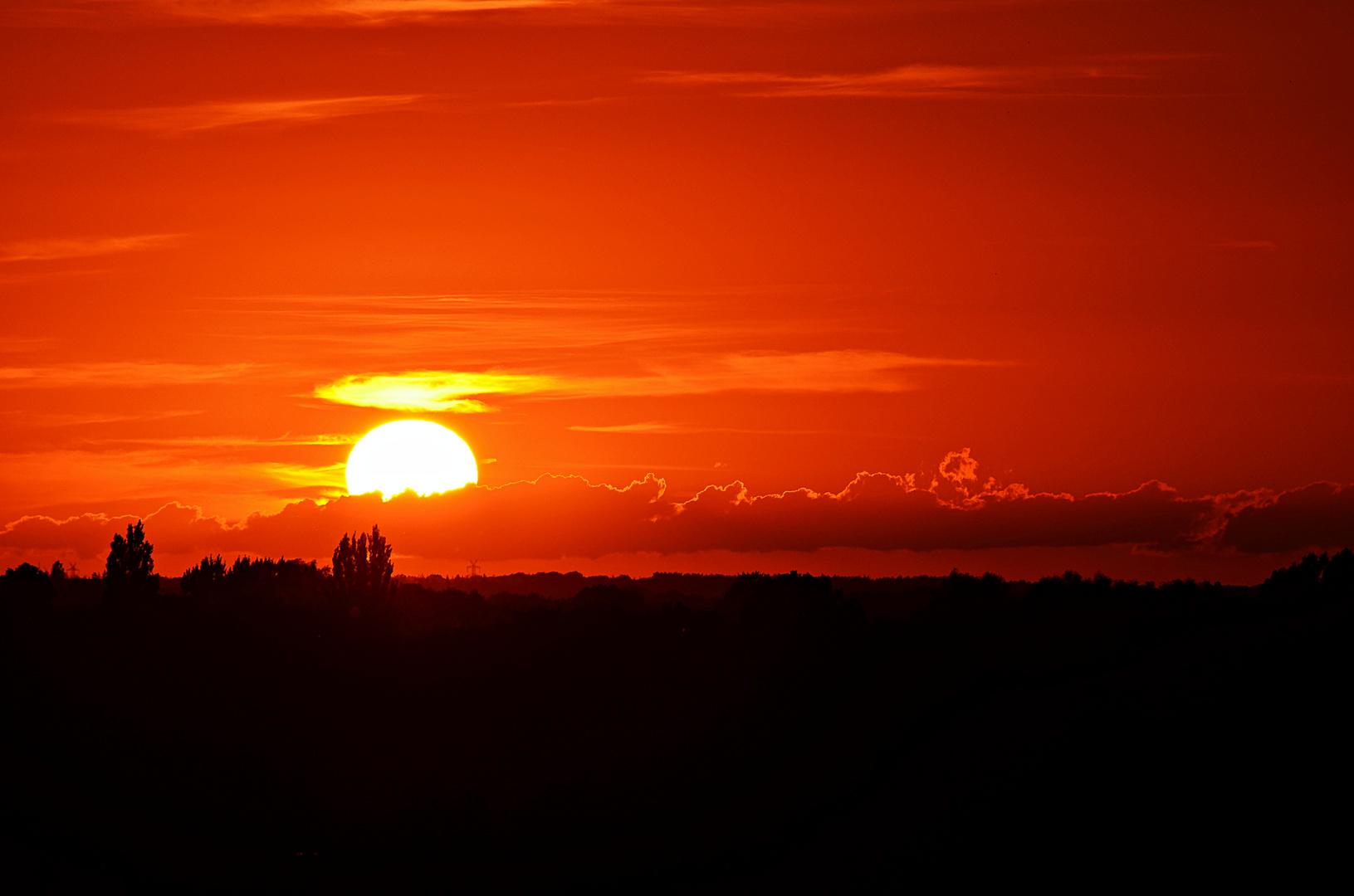 Sonnenuntergang über Oldenburg