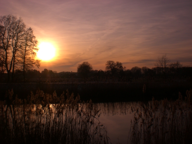 Sonnenuntergang über Oldenburg