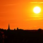 Sonnenuntergang über Oldenburg