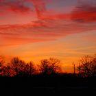 Sonnenuntergang über Osterholz-Scharmbeck bei Bremen