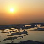 Sonnenuntergang über Pamukkale