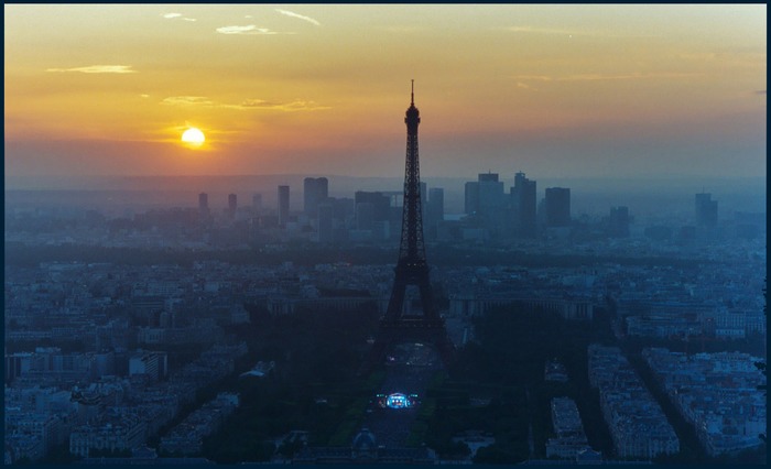 Sonnenuntergang über Paris II