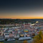 Sonnenuntergang über Passau