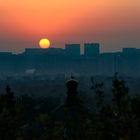 Sonnenuntergang über Peking