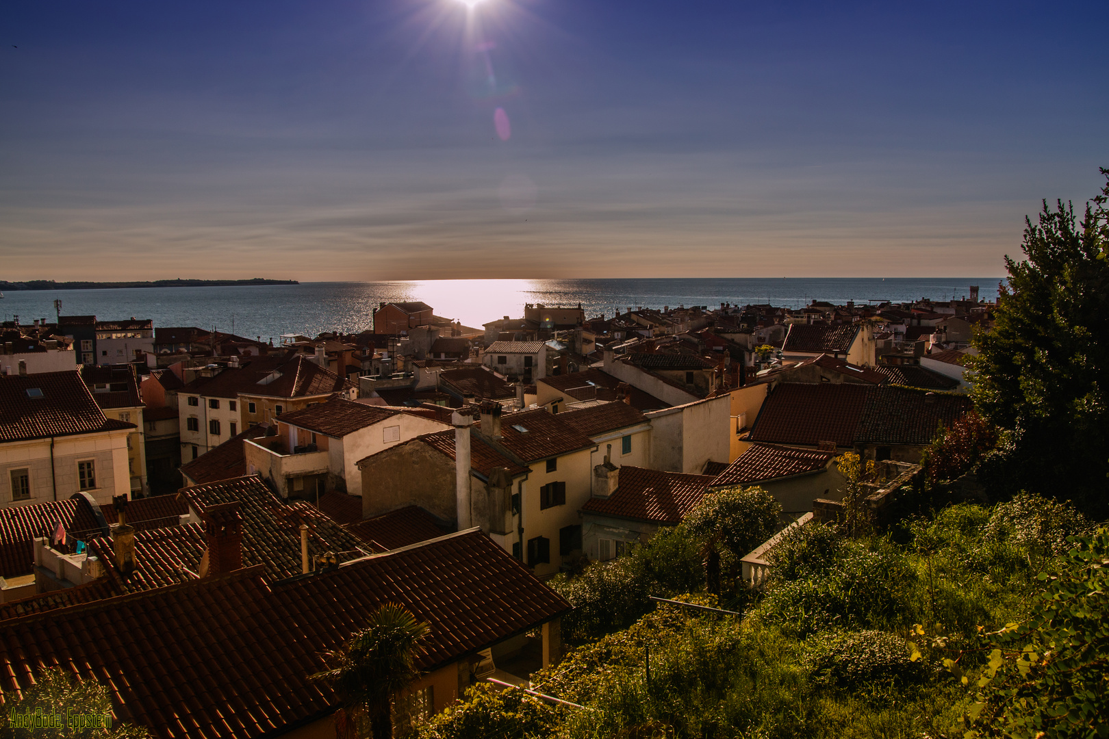 Sonnenuntergang über Piran