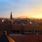 Sonnenuntergang über Pirna