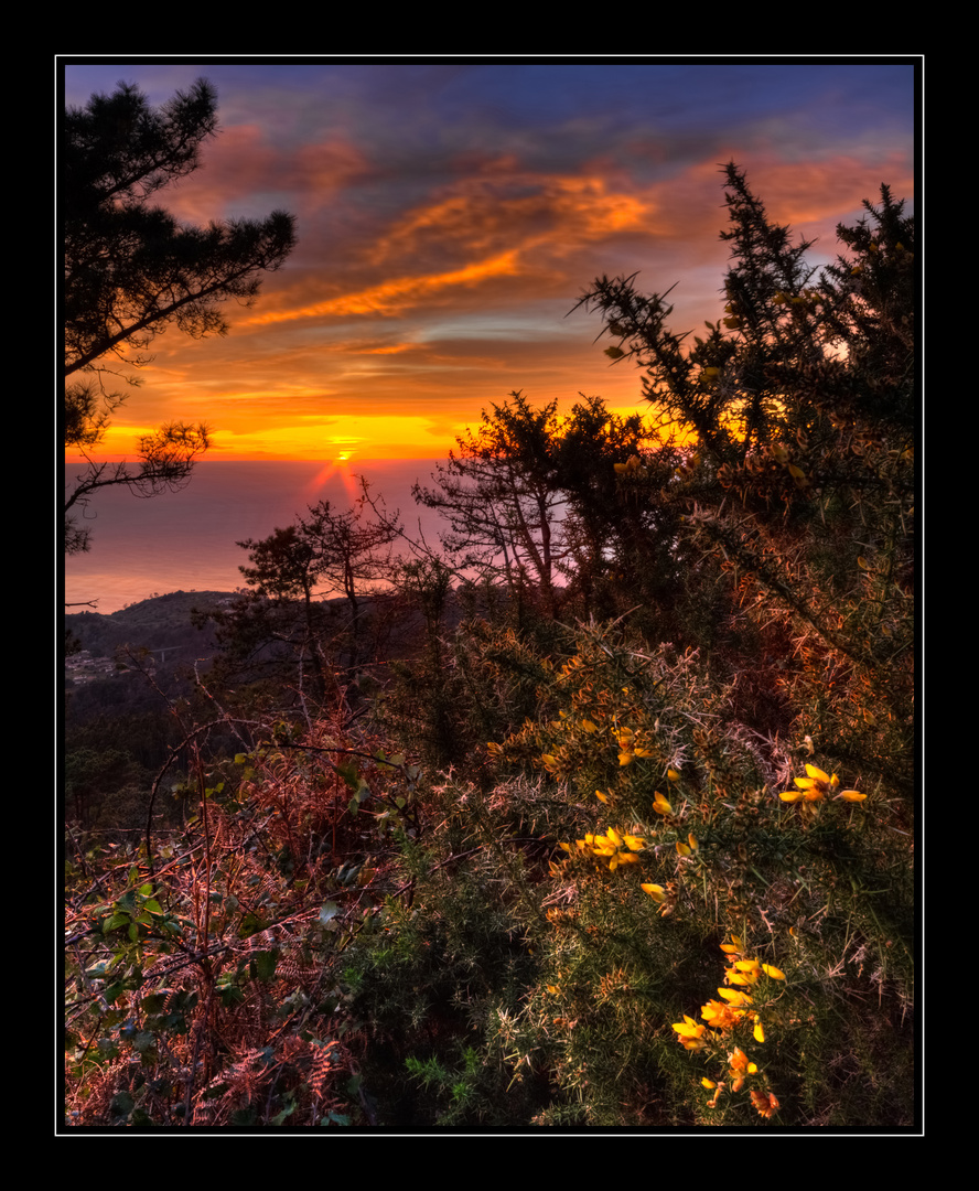 Sonnenuntergang über Prazeres