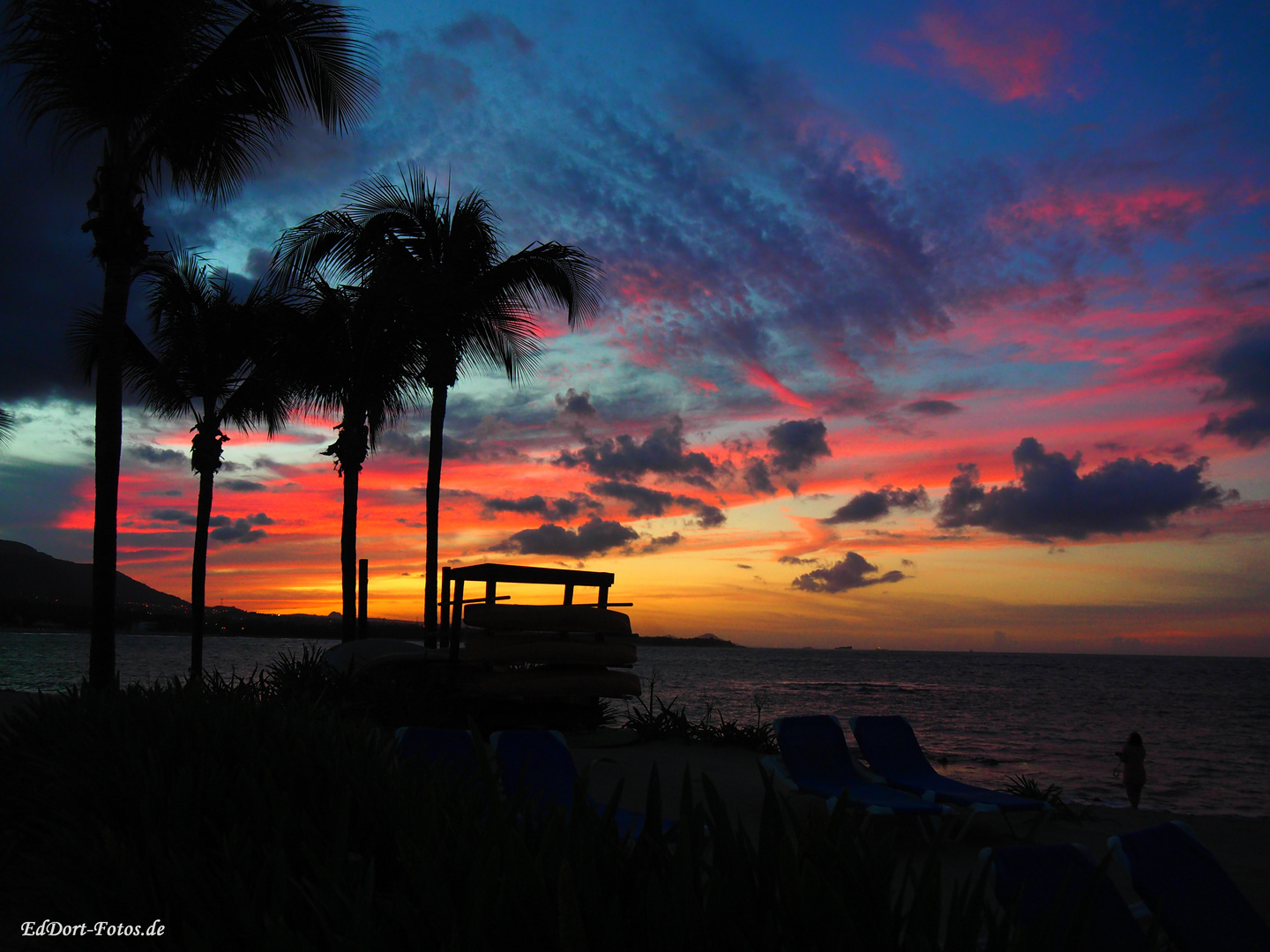 Sonnenuntergang über Puerto Plata