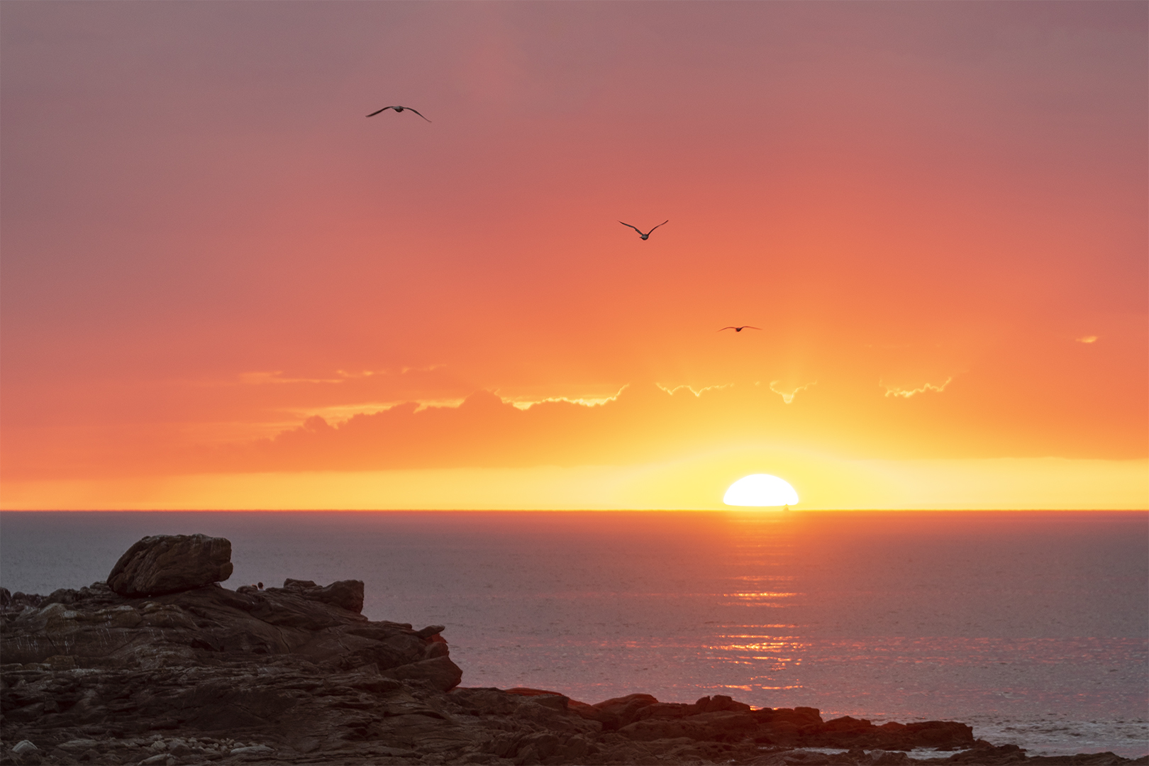 Sonnenuntergang über Quiberon