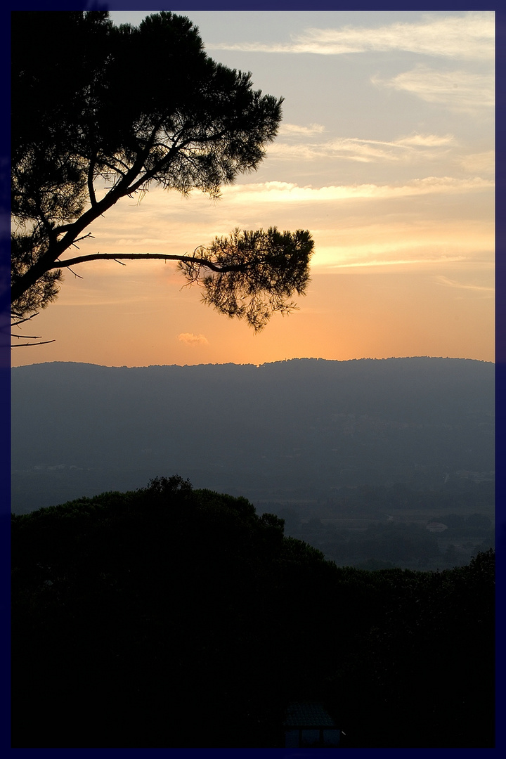 Sonnenuntergang über Ramatuelle