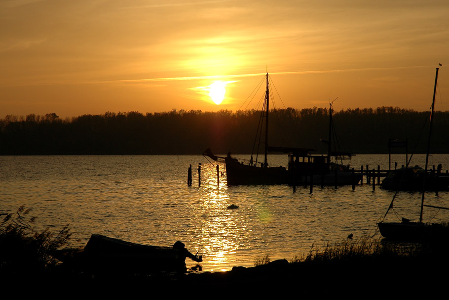 Sonnenuntergang über Rerik