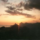 Sonnenuntergang über Rio de Janeiro