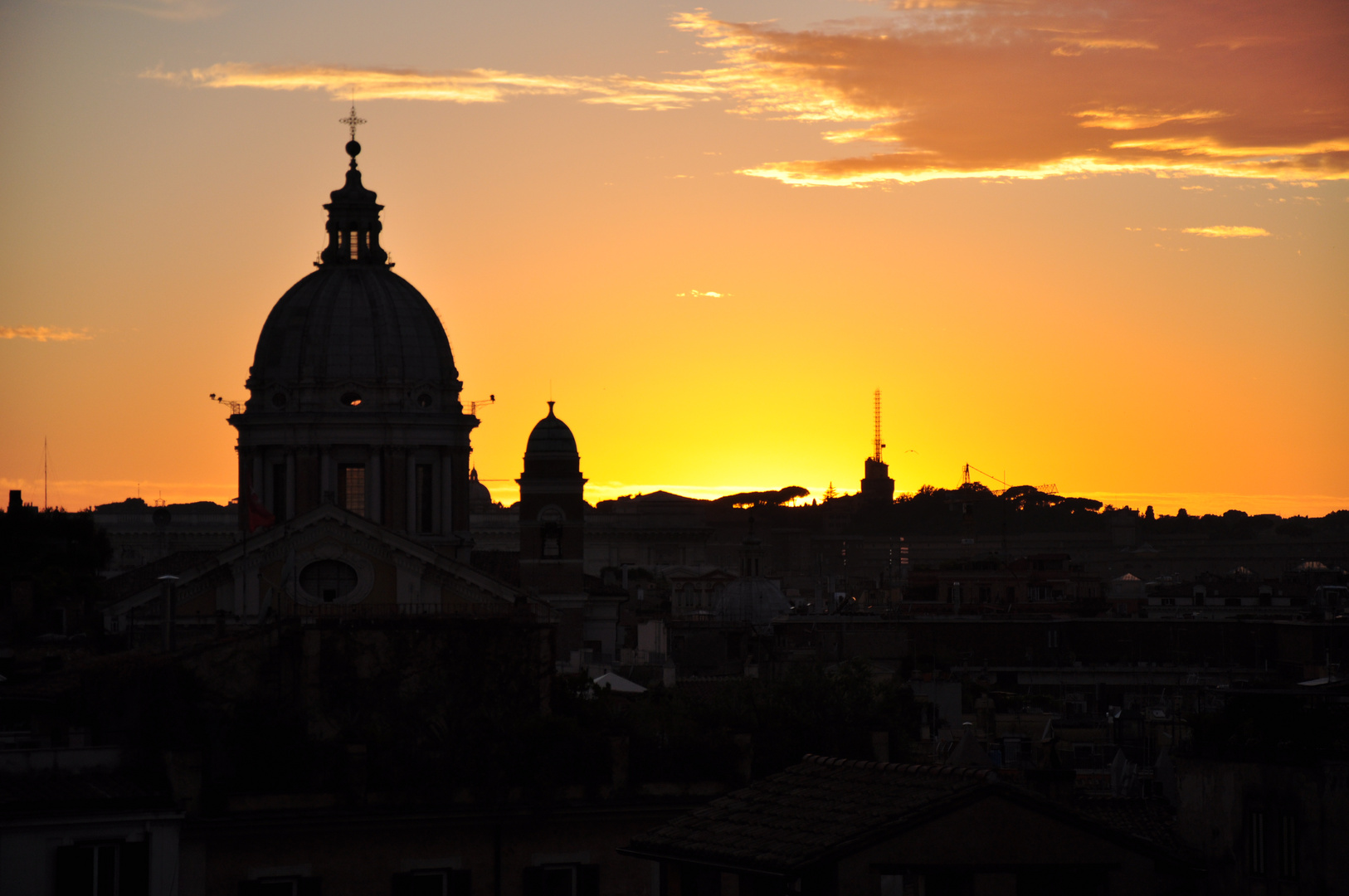 Sonnenuntergang über Rom