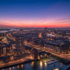 Sonnenuntergang über Rotterdam