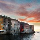 Sonnenuntergang über Rovinj