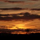 Sonnenuntergang über Saarbrücken