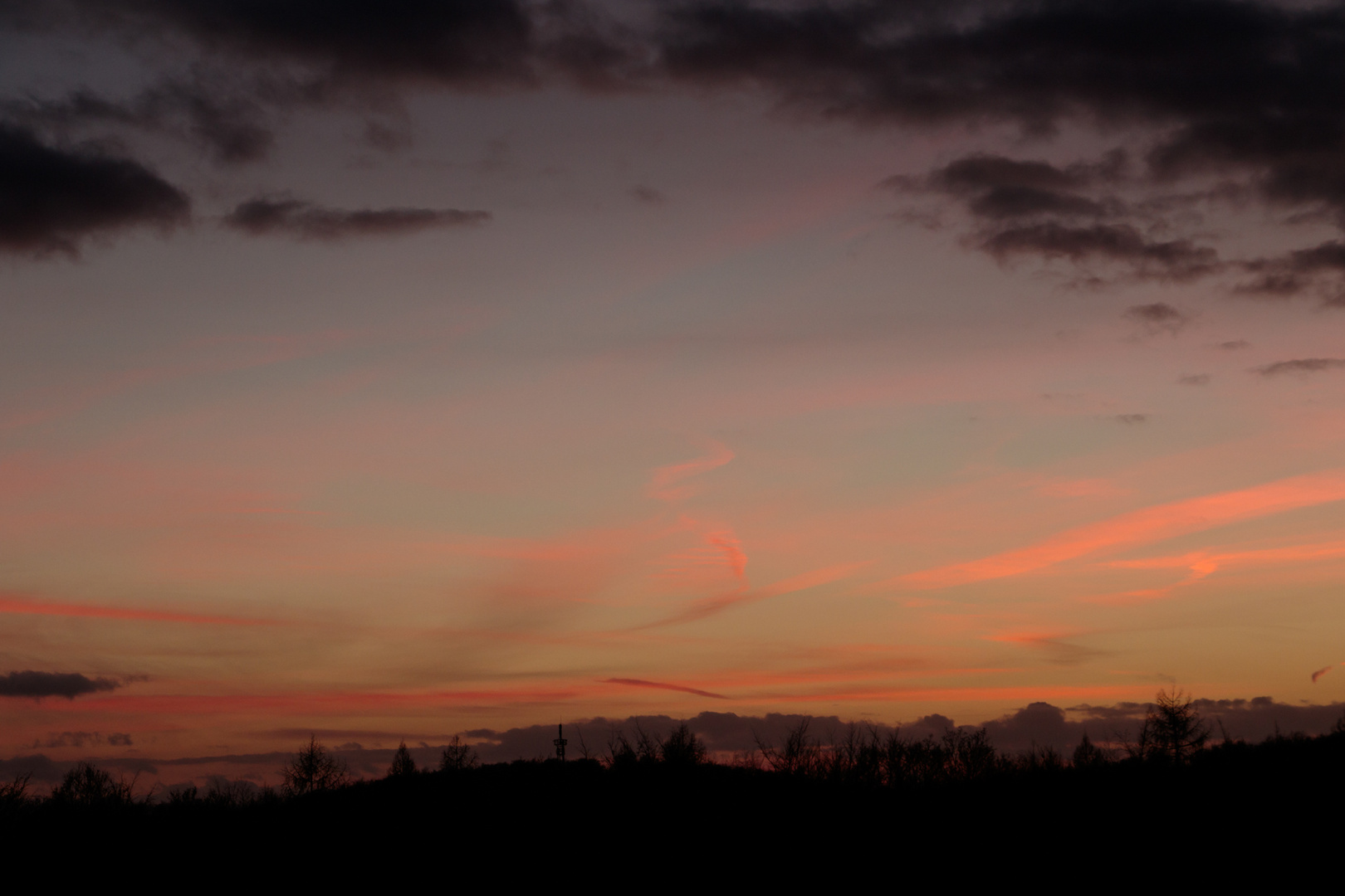 Sonnenuntergang über Saarbrücken I