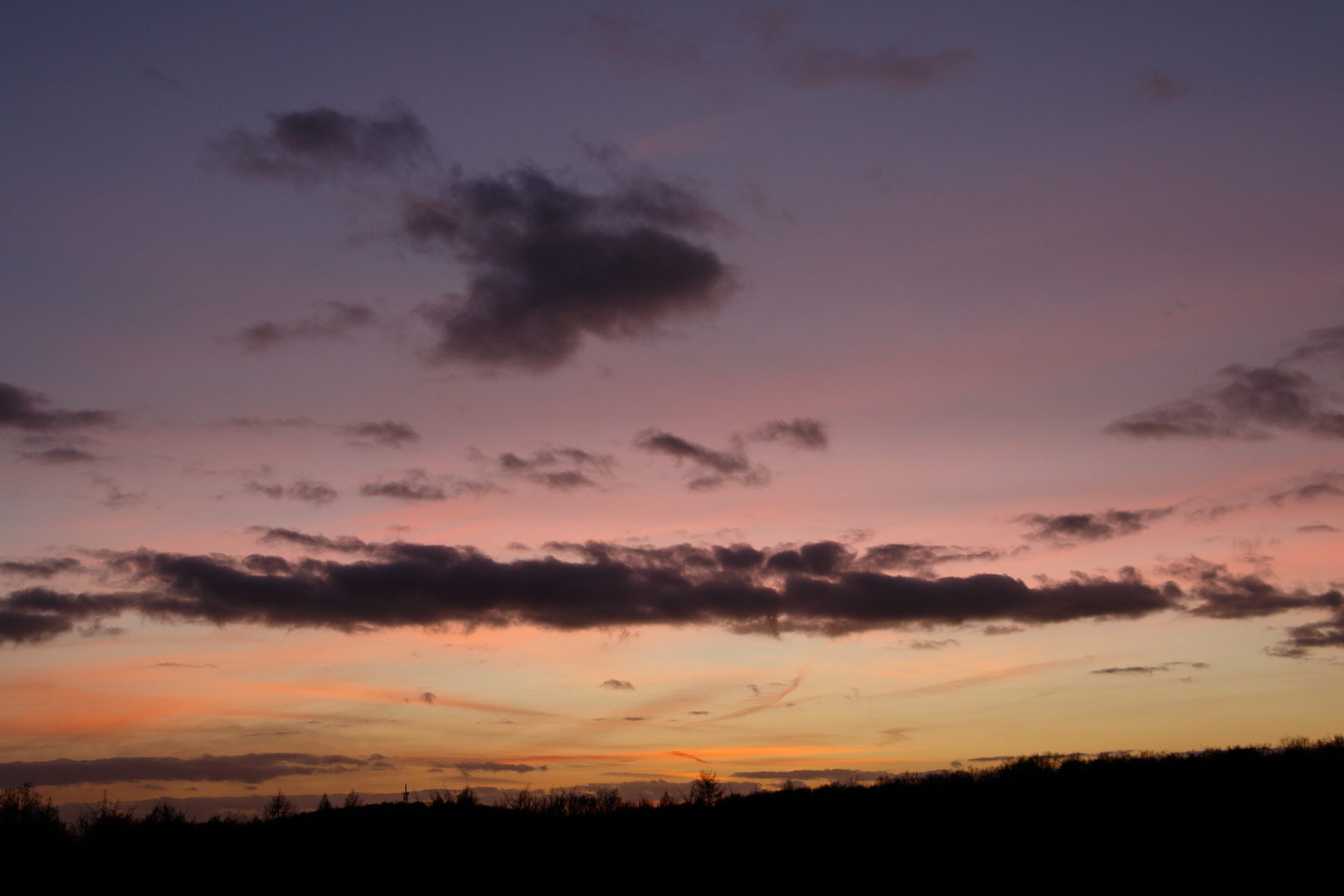 Sonnenuntergang über Saarbrücken III