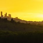 Sonnenuntergang über San Gimignano