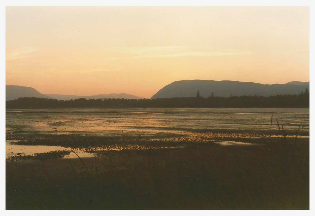 Sonnenuntergang über Schottland