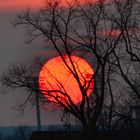 Sonnenuntergang über Schweinfurt