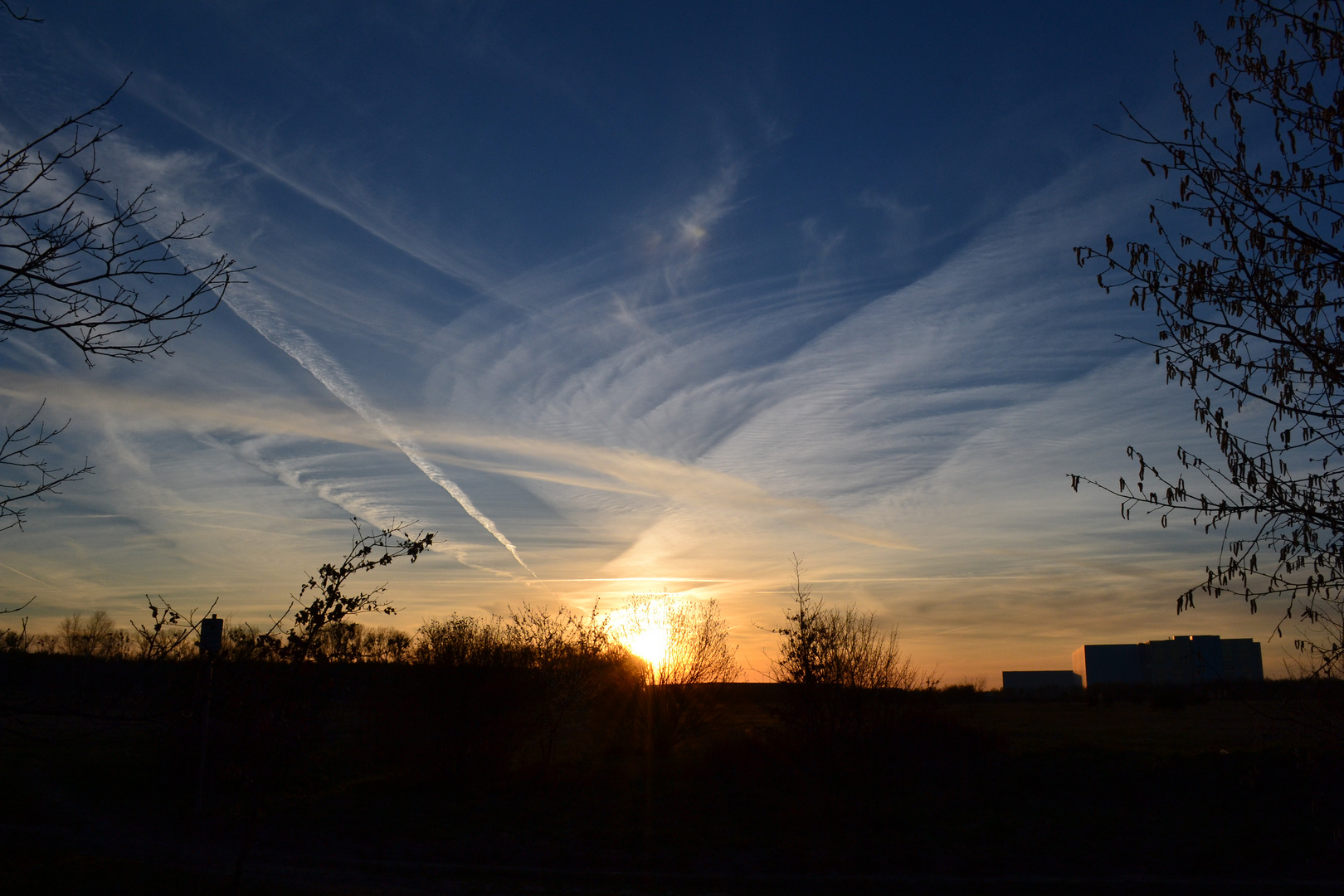 Sonnenuntergang über Seegefeld