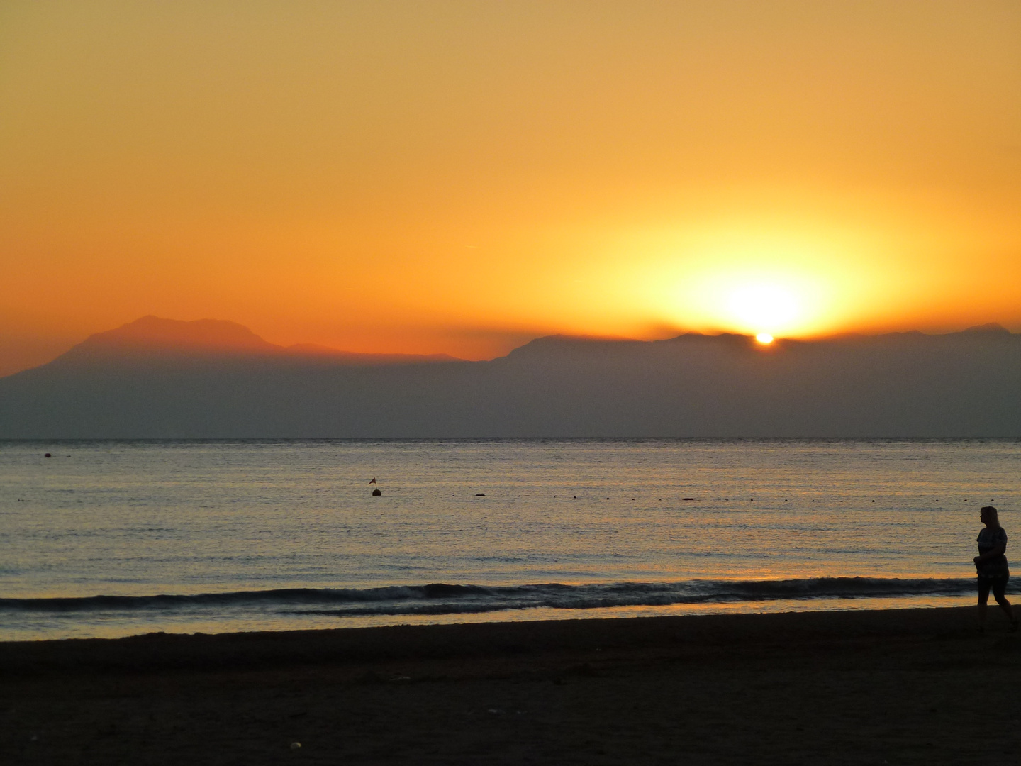 Sonnenuntergang über Side Türkei