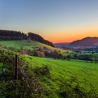 Sonnenuntergang über Siensbach