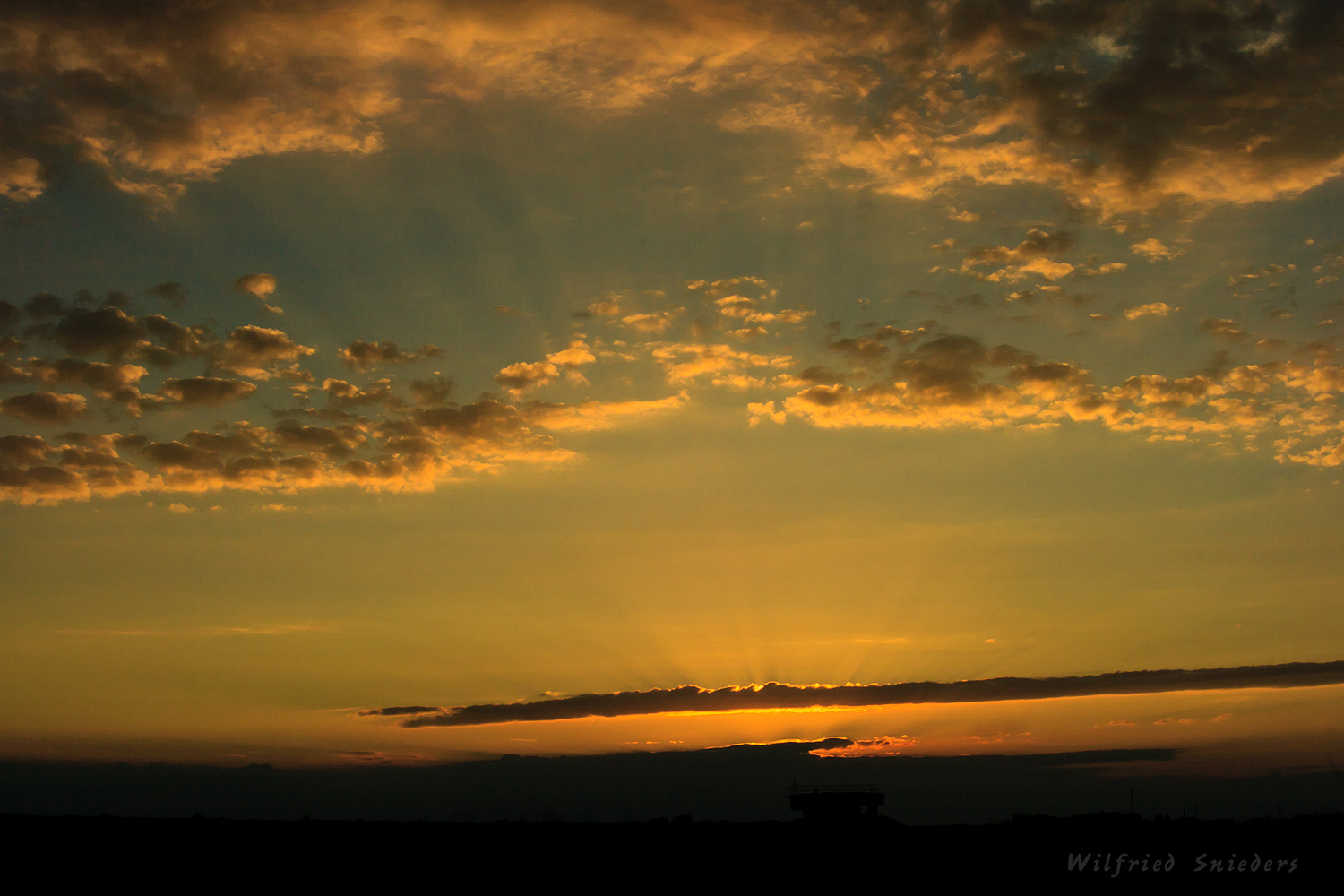 Sonnenuntergang über Sprakeler Heide