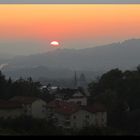 Sonnenuntergang über St. Gallen